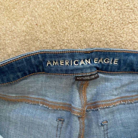 American Eagle Outfitters Blue Flare Jeans - Picture 2 of 3